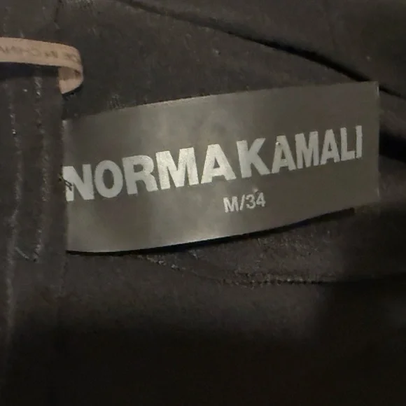 Norma Kamali Pink and Black Comfy Pants - Picture 3 of 4